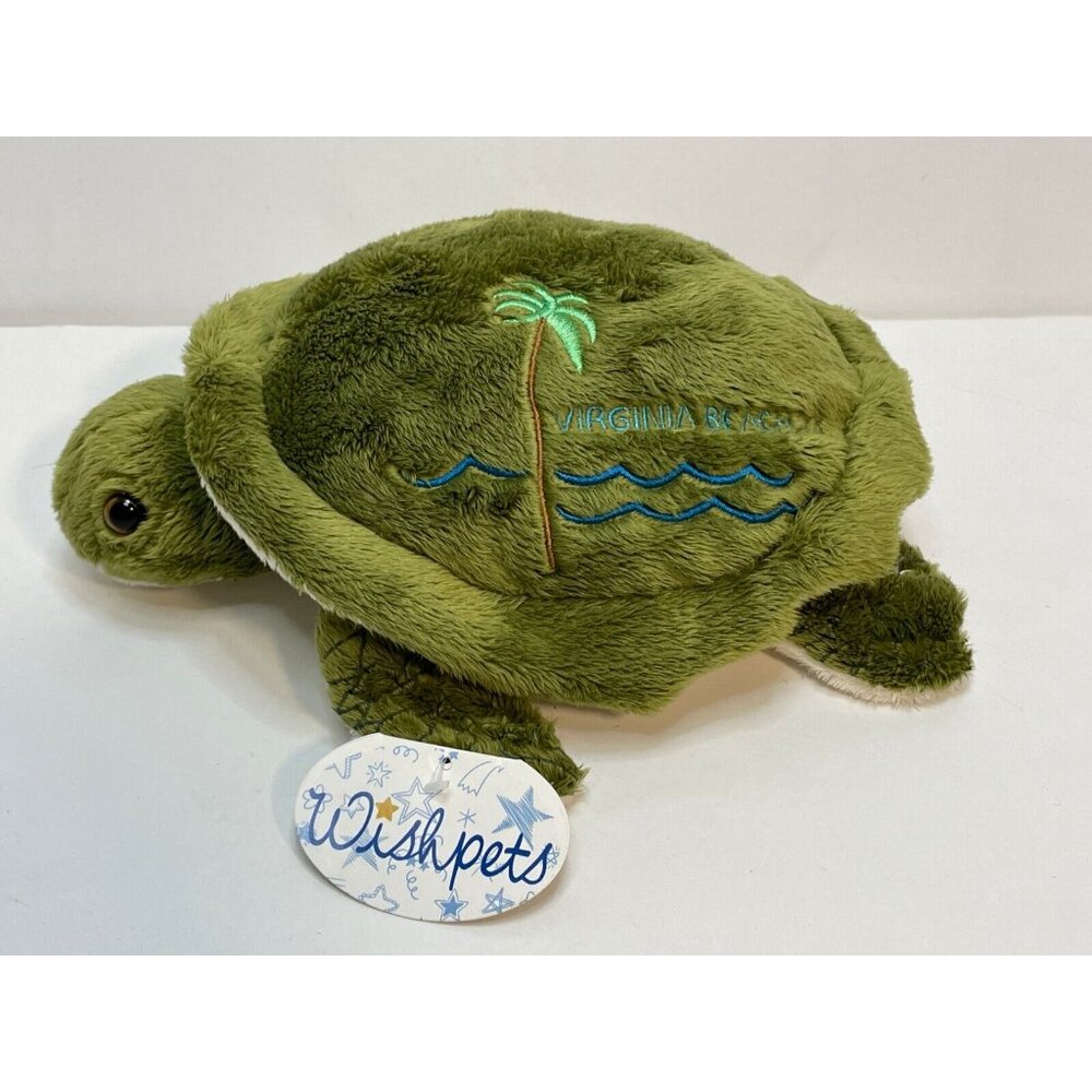 Virgina Beach Sea Turtle plush 10" stuffed animal toy 2004 Wishpets Jolene new - Picture 2 of 9